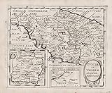  Tusciae et Umbriae Accurata Delineatio. - Toscana Umbria Lazio Italia Italy map Karte