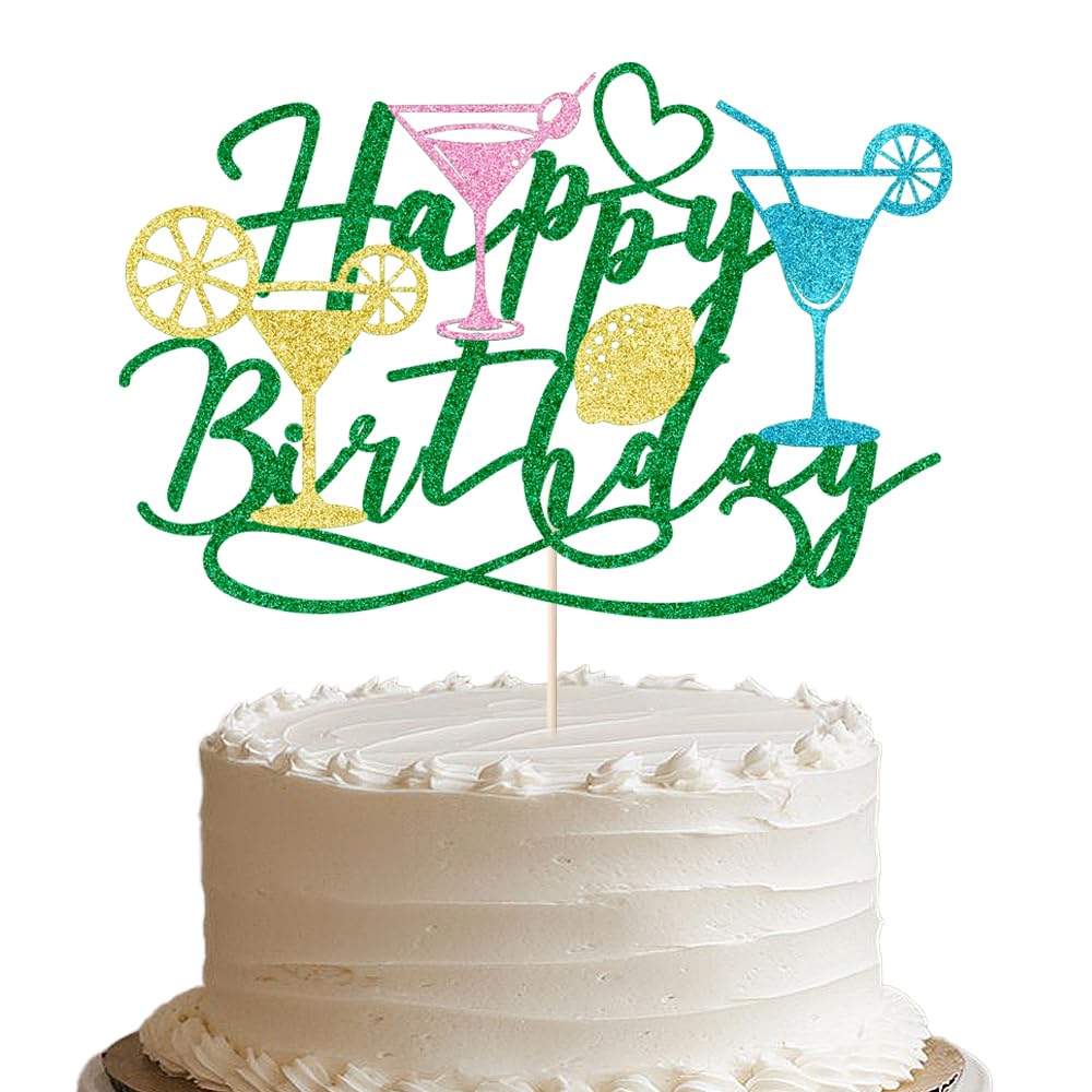 FmiyunEea Happy Birthday Cake Topper (9)