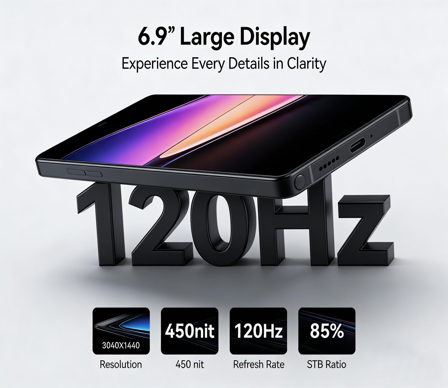 S25 Ultra 5G Unlocked Phone,Android 16 Mobile Phone, 6.9"+120Hz HD Display Smartphone, 7000mAh Long Battery Life-16+512GB Storage, 108MP Camera/GPS/Face Unlock Cell Phone-Silver