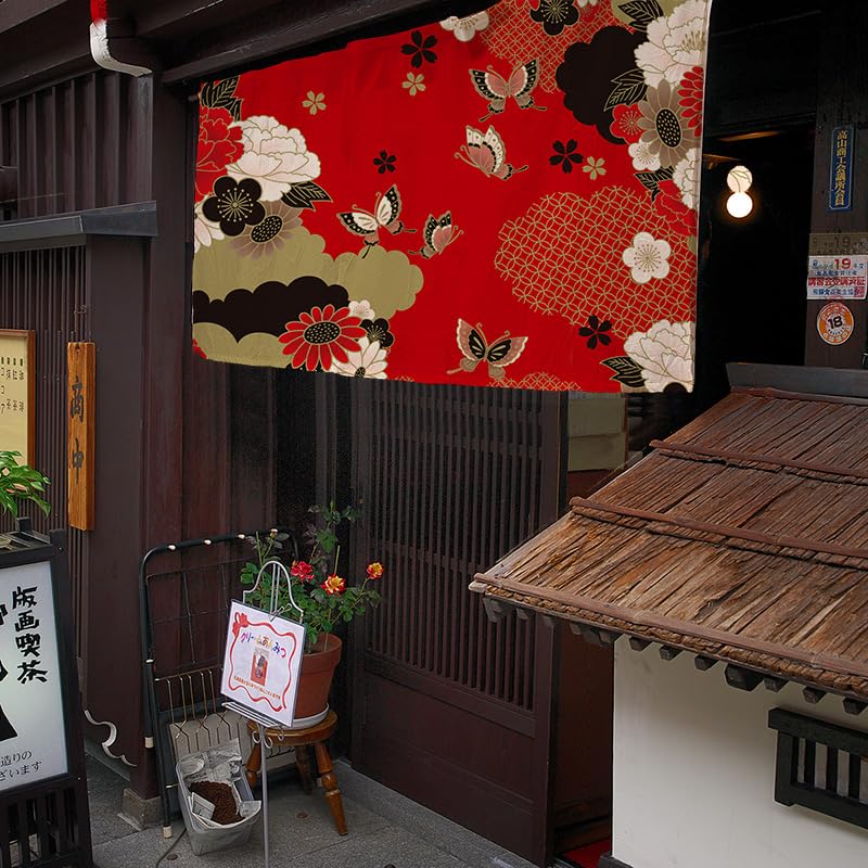 Noren Rideau Japonais sans Perçage pour Séparer une Porte sans Tringle