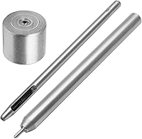 Vista 45 de Litoexpe Ojales Pequeños de 1.5MM, 200 Piezas, Ojales Autoadhesivos para Núcleos de Cuentas, Ropa, Cuero, Lona (Latón Antiguo)