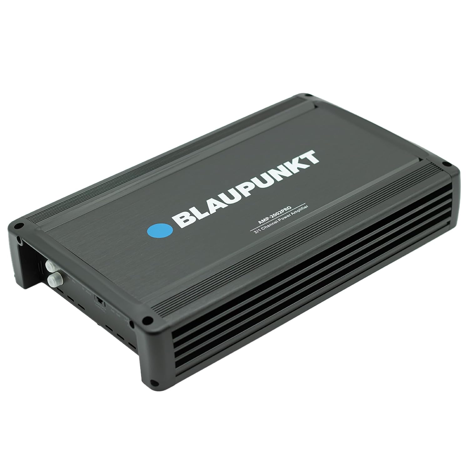 BLAUPUNKT AMP2002PRO Car Audio 2-Channel Full Range 2 Ohm Stable Amp Amplifier 2000 Watts Max | Slim and Compact