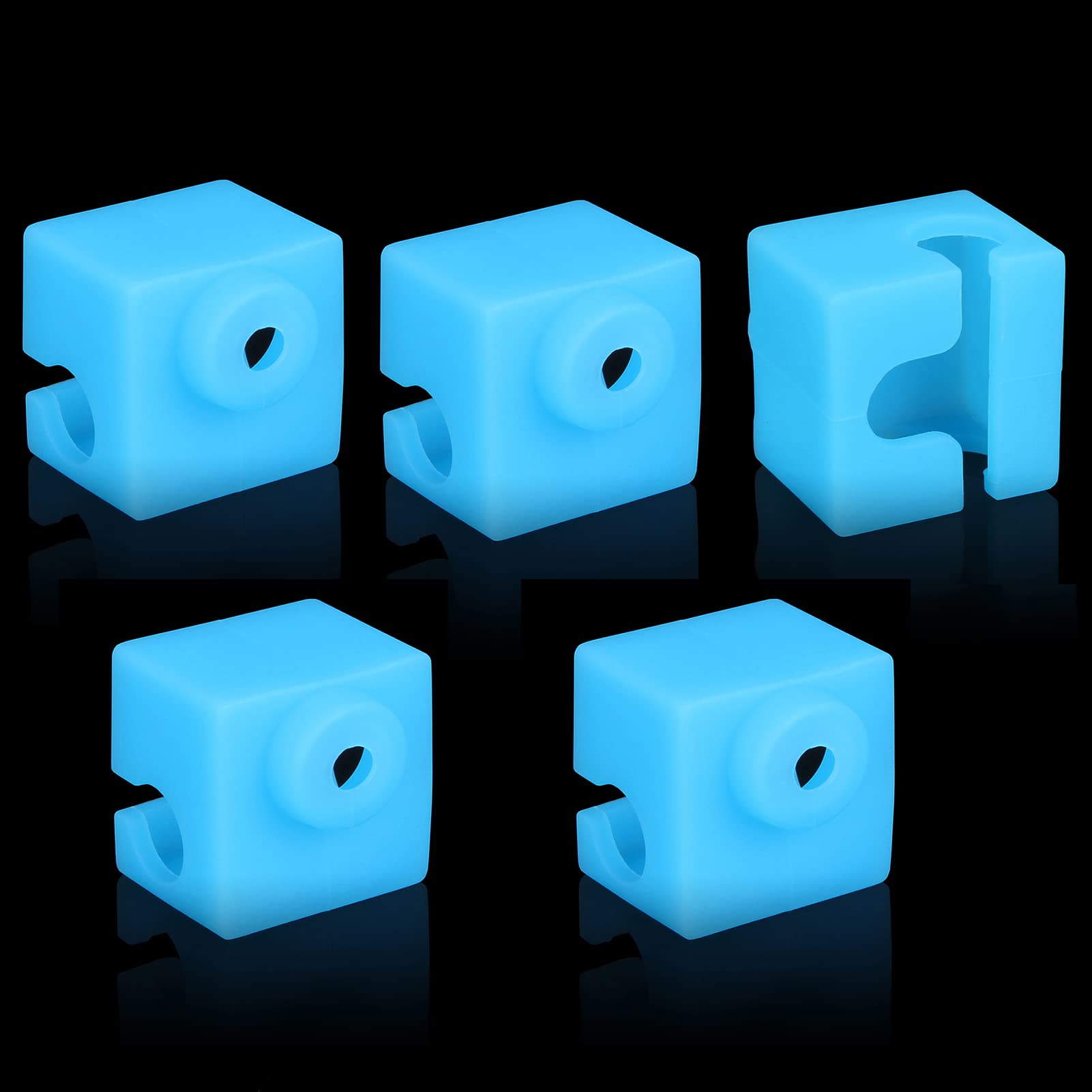 Bloc Chauffant Cuivre Plaqué Haute Température Pour Imprimante 3D - Compatible Anycubic I3 Mega, Kobra, Etc.