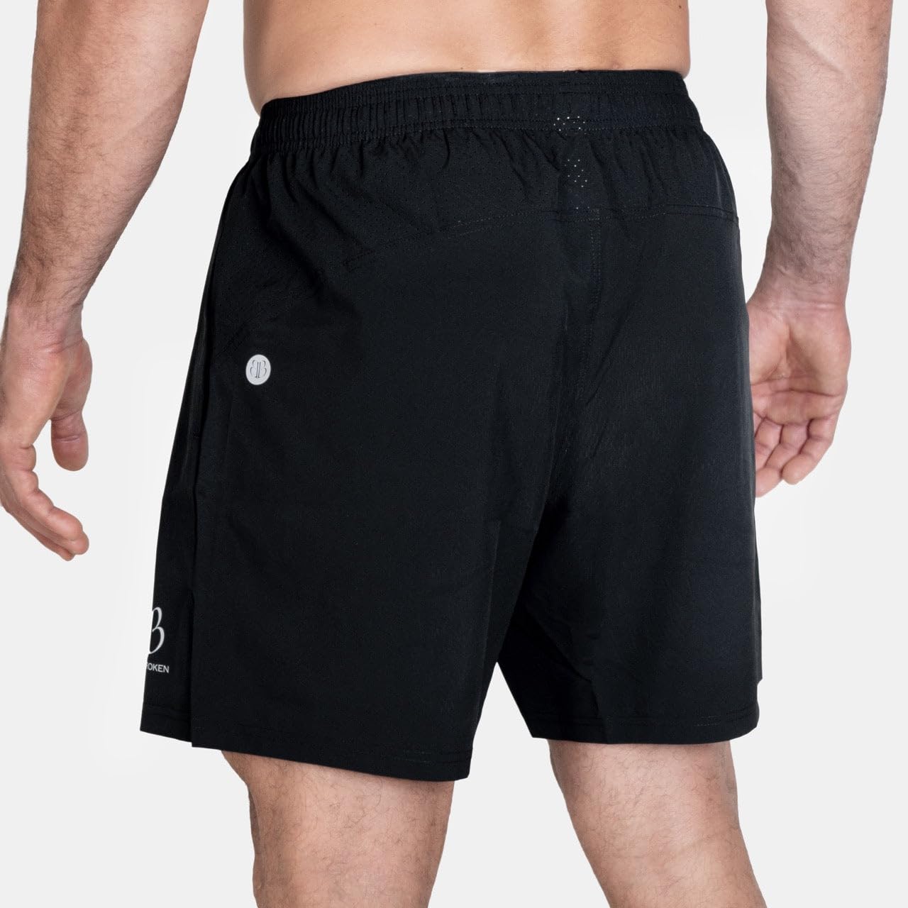 Banbroken | Pantalón Corto Deportivo Hombre | Técnico | 2 en 1 | con Bolsillos | Entrenamiento Hibrido | Cross Training, Running, Gym | Transpirable, Secado Rápido y Elástico