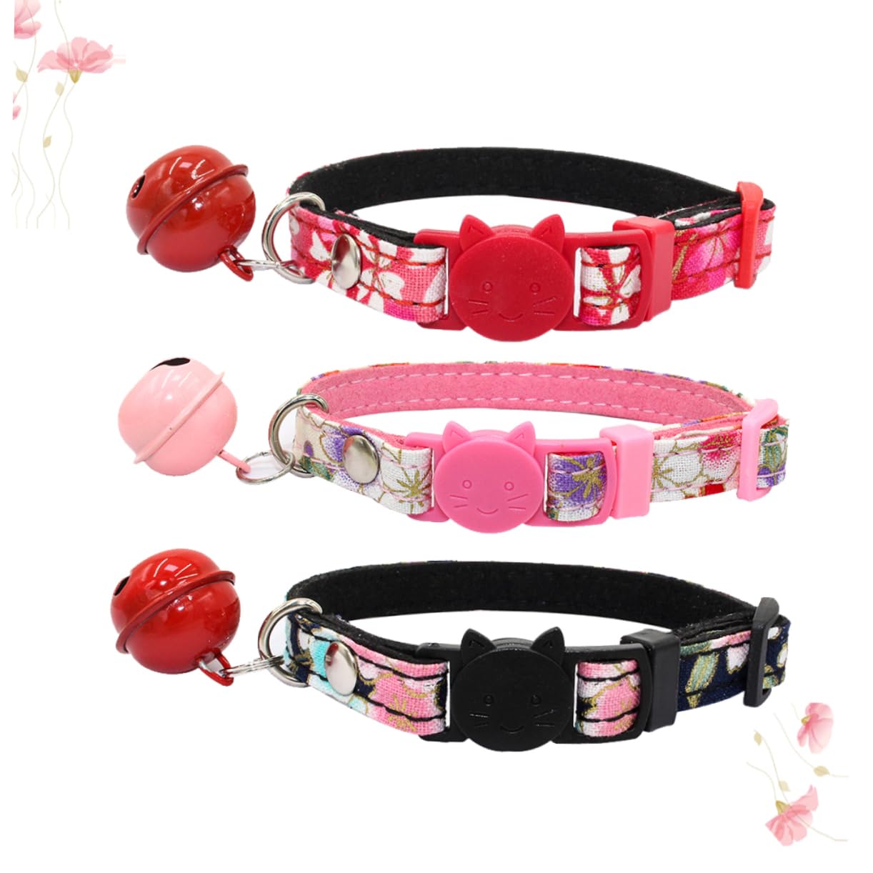 POPETPOP 9 STK Glockenhalsbänder Für Hunde Hund Weihnachten Schleifenhalsband Für Hunde Kätzchenhalsband Mit Glocke Katzenhalsbänder Mit Glöckchen Abbrechbarer Kragen Einstellbar Haustier