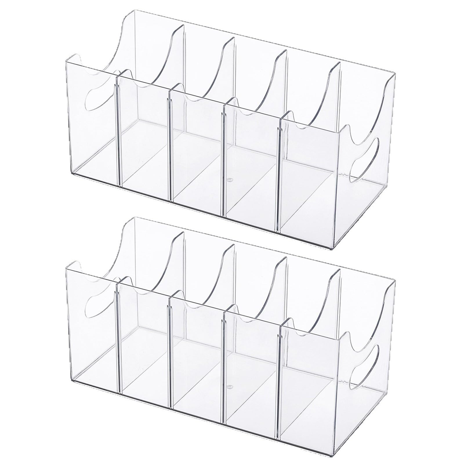APGLSXY Modern Stackable Belt with Compartments Ideal for Travel Home Accessories Acrylic Belt Organizers