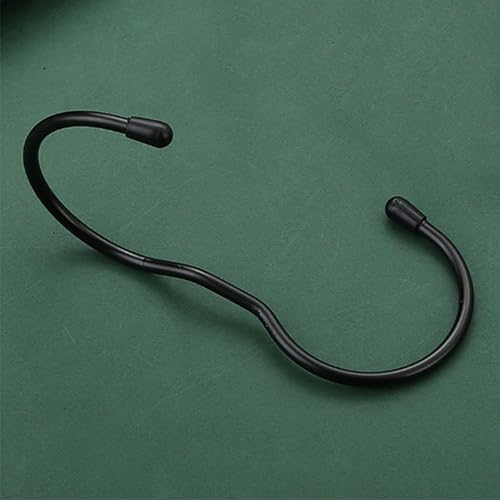 Miniatura 6 de 12 ganchos de metal en forma de S de 90 grados, ganchos en ángulo de giro para bolsos, jeans, plantas, macetas, sartenes, tazas, toallas y bolsas