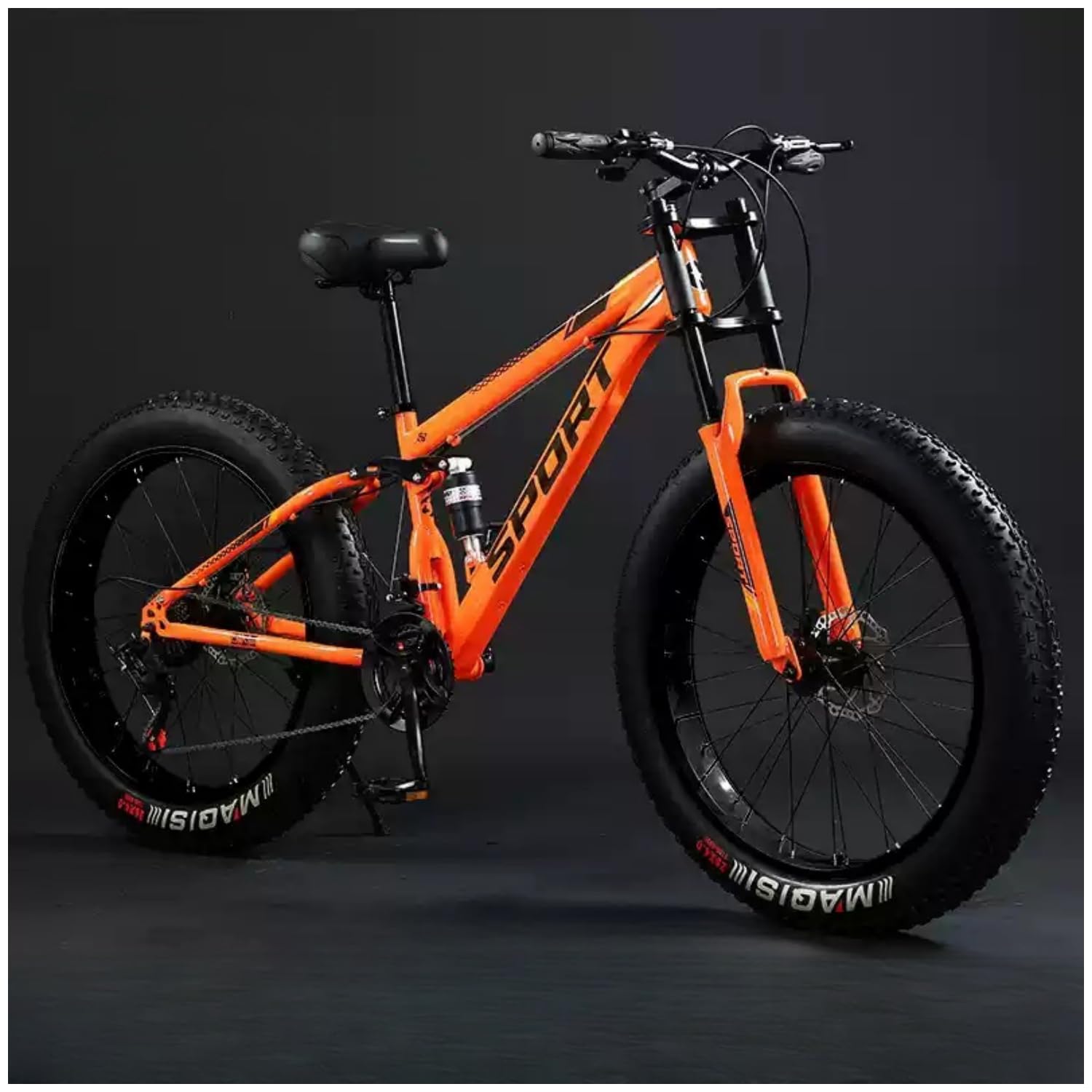 マウンテンバイク Amazon | Gixuzol新登場自転車 スノーバイク ファットバイク