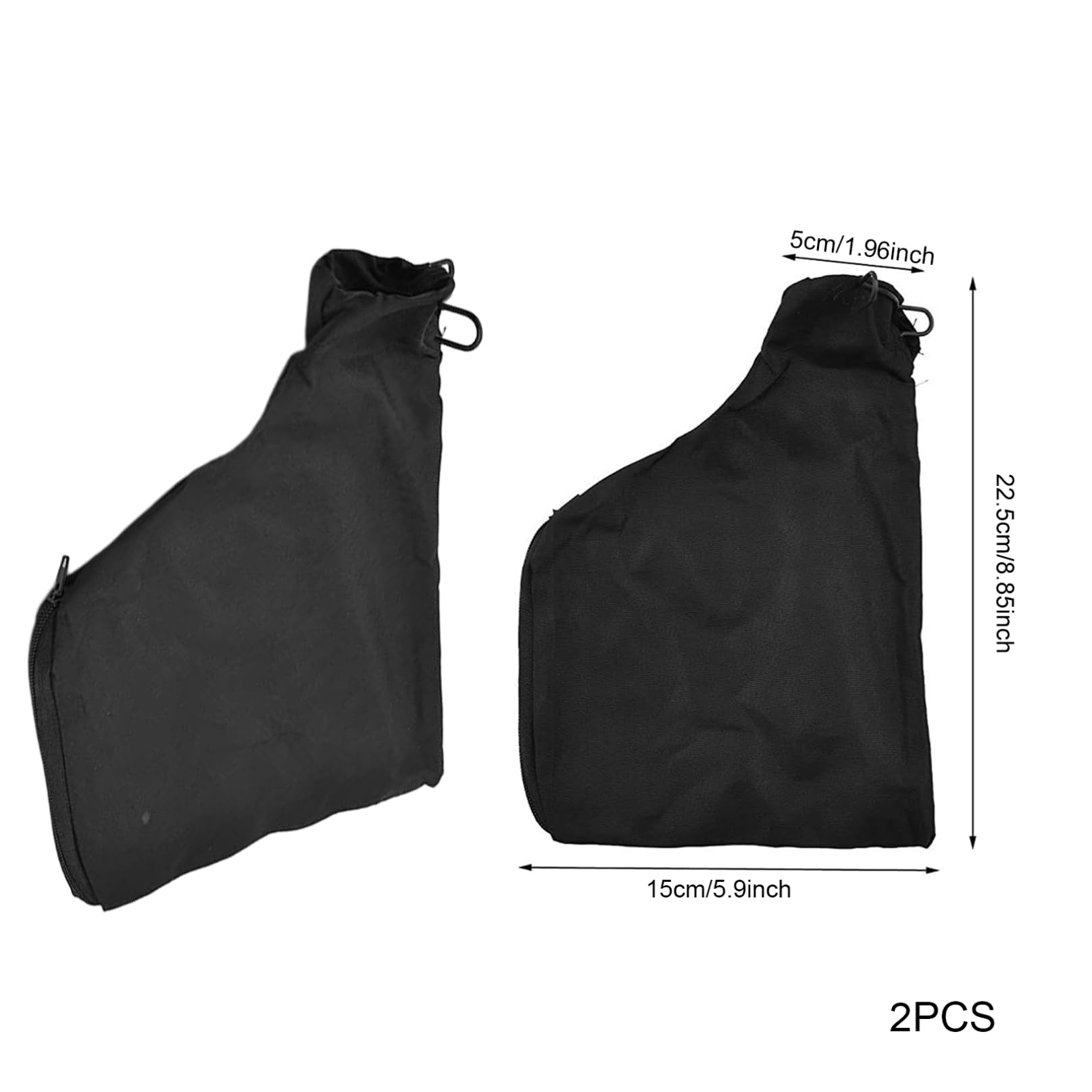Sac Collecteur De Poussière Pour Scie à Onglets, Noir, Dimensions 22x16 Cm, Facile à Vider