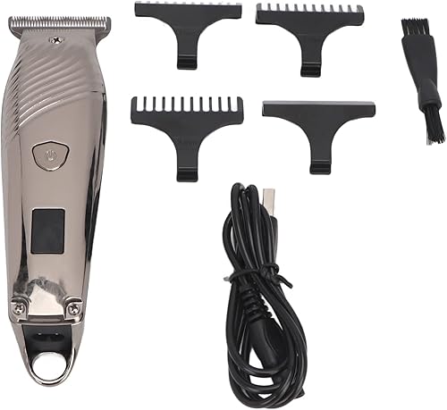 Miniatura 6 de YUYTE Cortadora de pelo eléctrica para hombre recortadora de barba masculina afeitadora de barba inalámbrica para corte de cabello recargable e