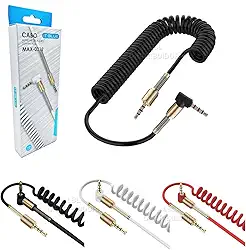 Cabo Auxiliar P2xp2 Espiral 1,2 Mt Som Automotivo Celular