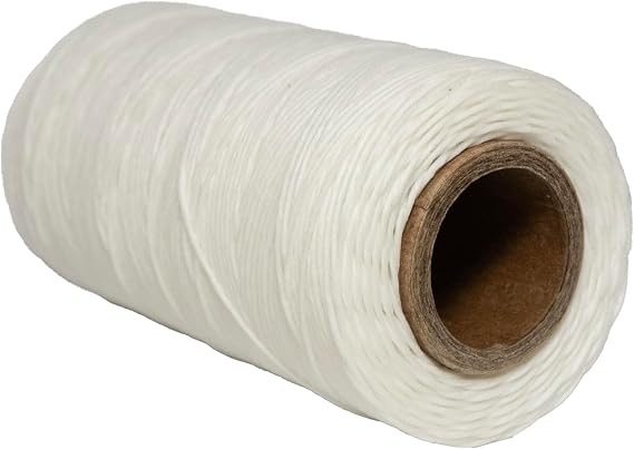 Realeather Bth100-04 Waxed Thread, 50G, White