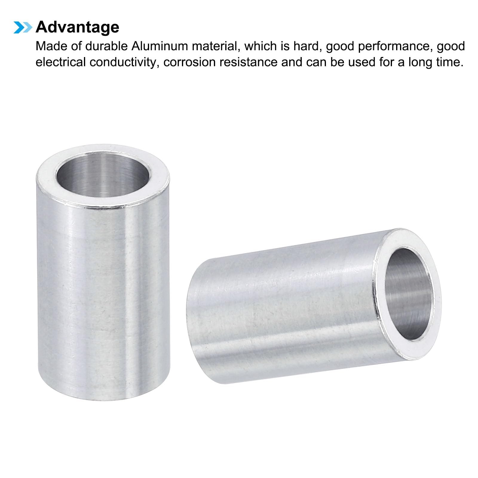 TA-VIGOR 10Pcs M8 Aluminum Spacer - Image 4