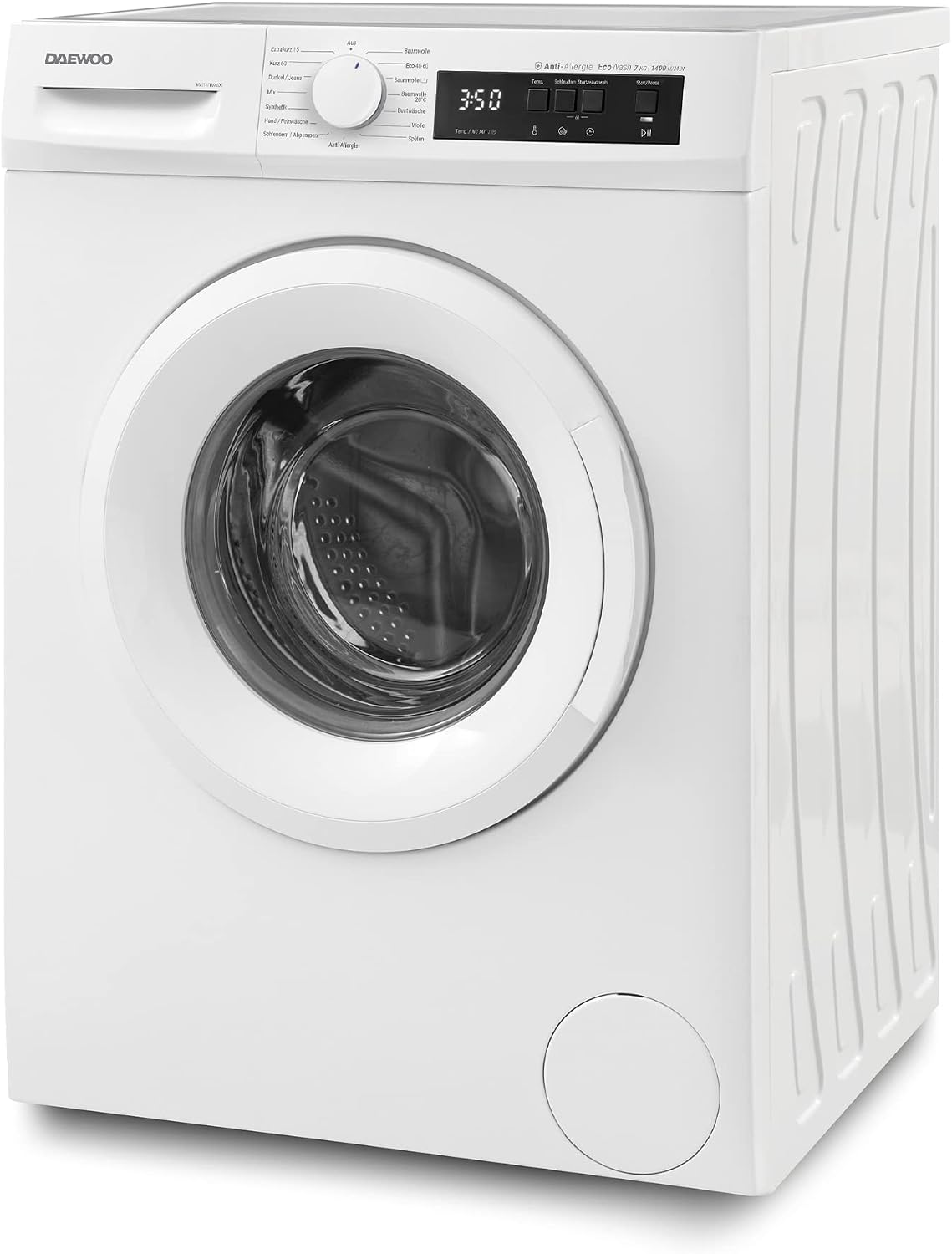 Front view of Daewoo WM714T1WA0DE washing machine