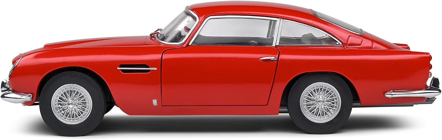 Solido 1:18 Scale Diecast - Aston Martin DB5 Metallic Red 1964 Model S1807103