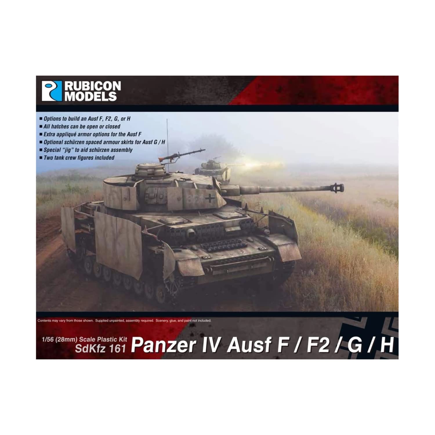 Rubicon Models Panzer IV Ausf F/F2/G/H (1:56th Scale / 28mm)