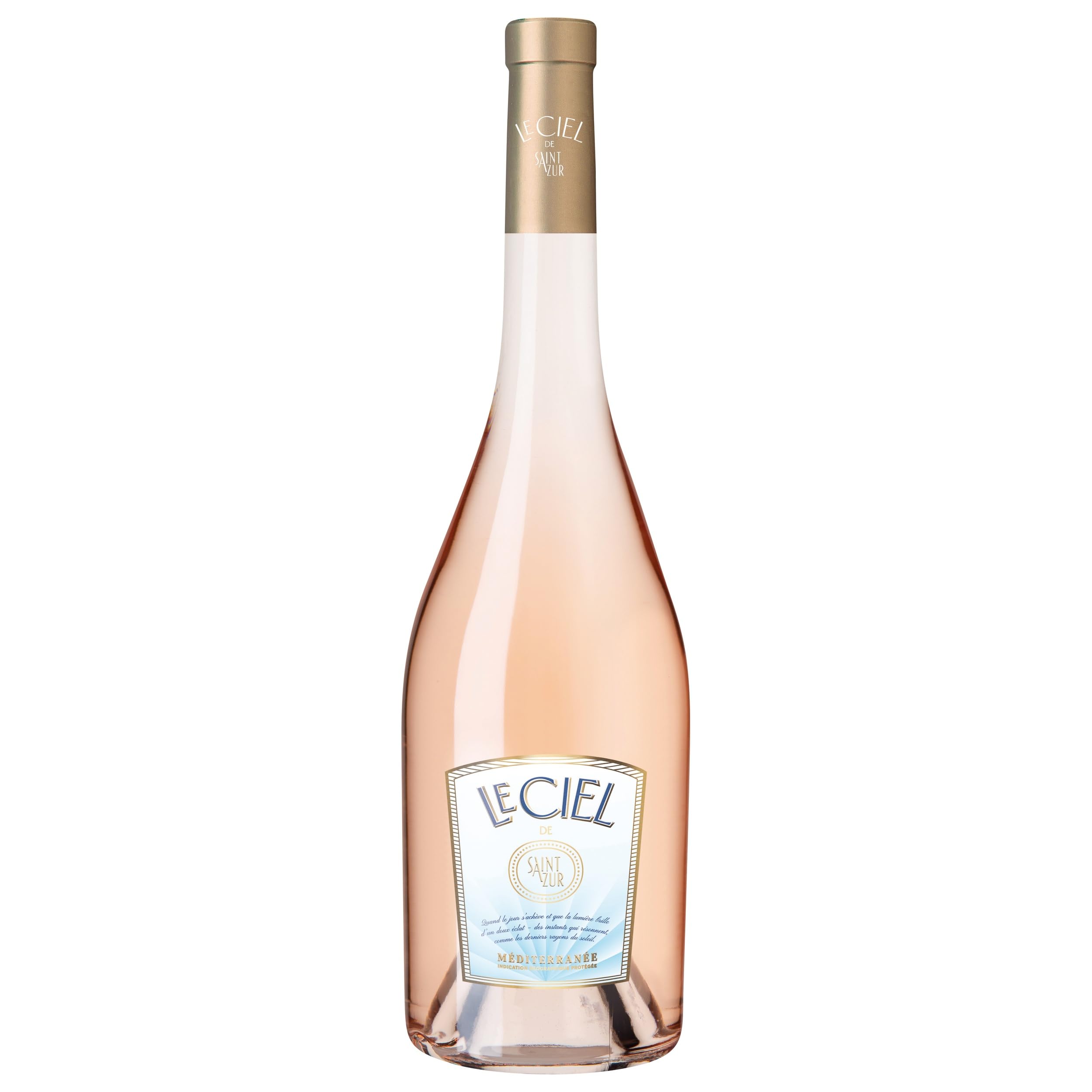 SaintAzur Le Ciel Rosé Méditerranée IGP Roséwein Rosé Trocken Frankreich inkl. FeinWert E-Book (6 x 0.75 l)