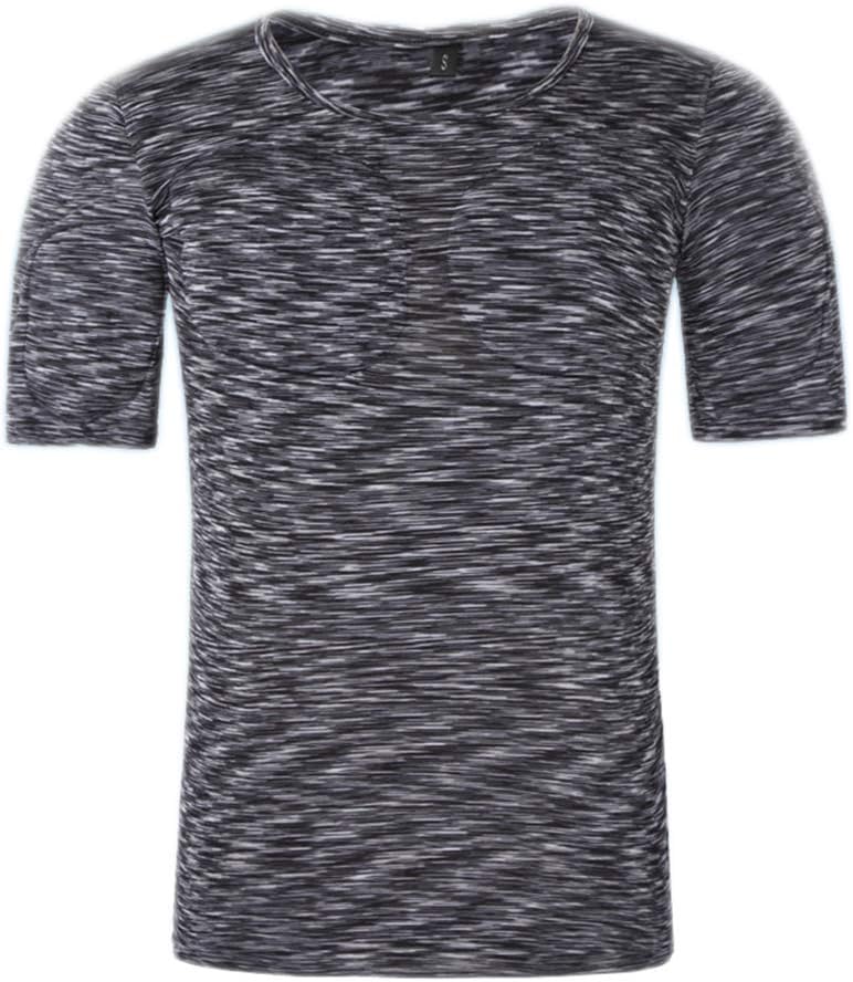 Rosie Muscle TShirt Body Shaper Padded Muscle Enhancement Undershirt for Men