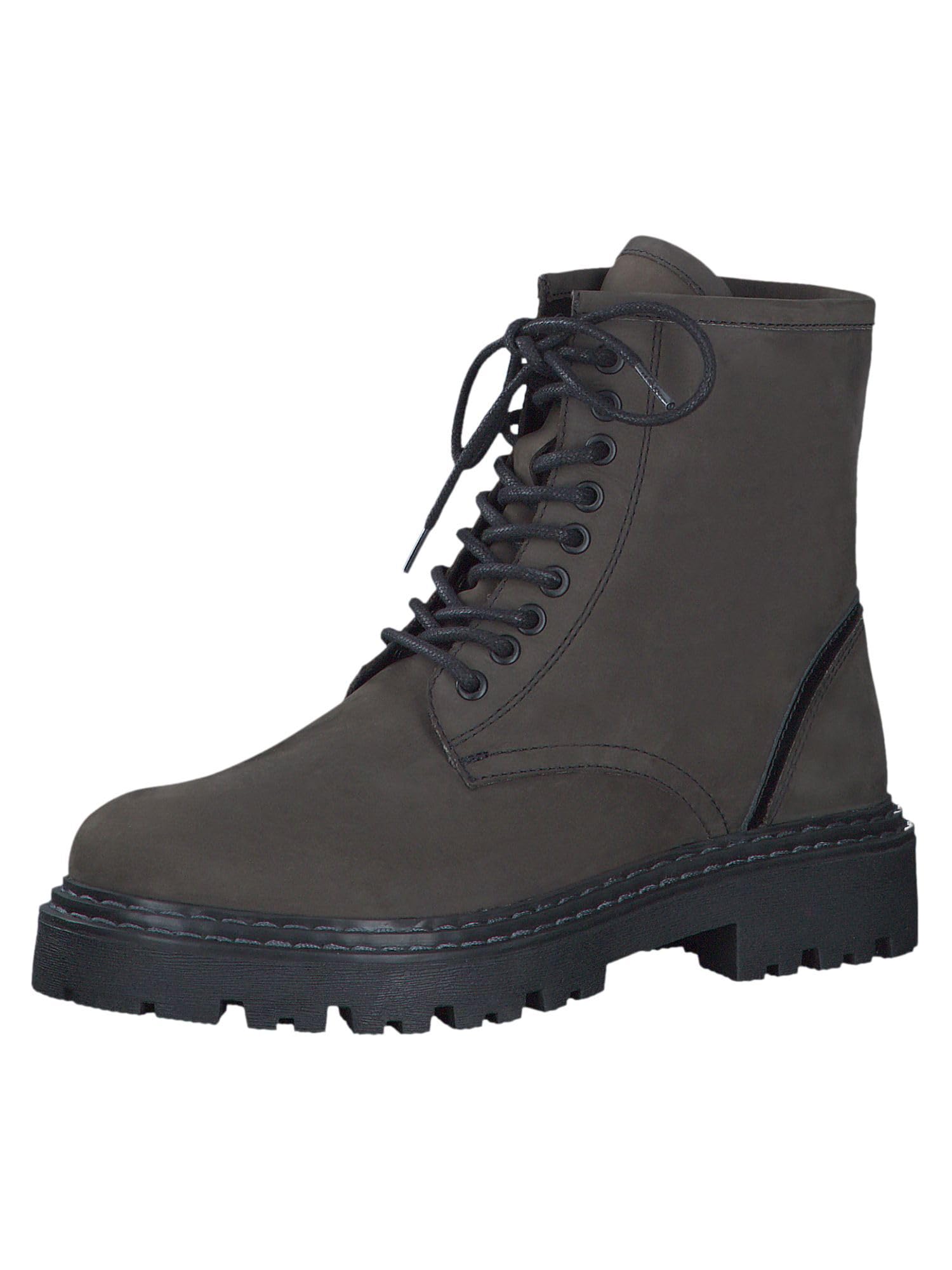 MARCO TOZZI Women's Laced Bootie 2-25239-43 Ankle Boot, Anthracite N C, 3.5 UK