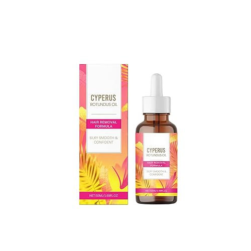 Cyperus Rotundus Oil for Hair Removal, Natural Hair Inhibitor, Soothing & Moisturizing, Non-Greasy, Gentle on All Skin Types, 2 Fl Oz