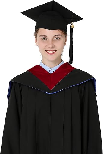 GraduationMall Bachelor Graduation Hood Deluxe University Academic Hood for Various College Degrees Colors Available