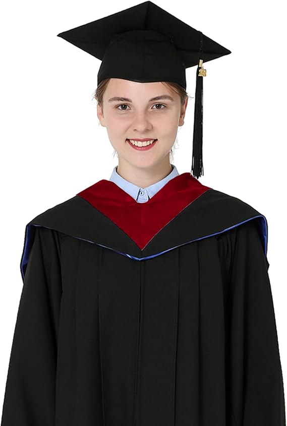 GraduationMall Bachelor Graduation Hood Deluxe University Academic Hood for Various College Degrees Colors Available