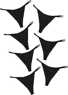 DEANGELMON G-string Thongs for Women Panties No Show Thong Seamless Underwear Low Rise Comfortable Microfiber Workout Pack