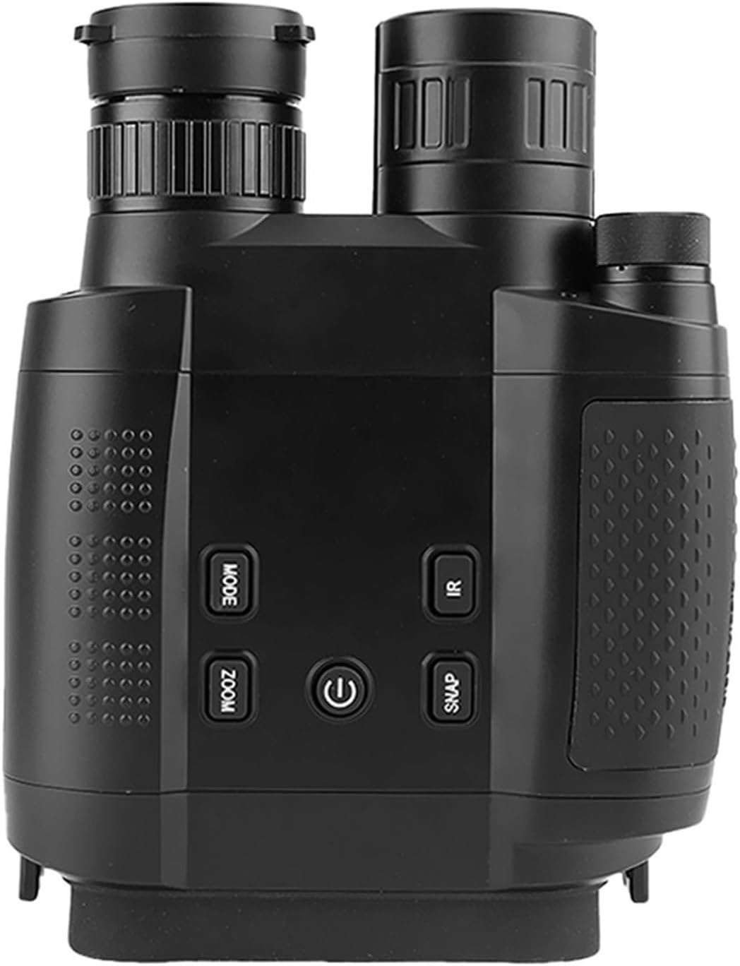 Top-down view of the NV400B/NV400C Night Vision Binoculars, showing the control panel.
