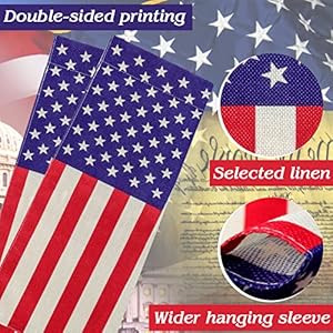 American garden flag usa garden flag yard american flag thick weatherproof burlap us stars and stripes patriotic us garden flag decor for outdoor porch patio farmhouse lawn 12 x 18 inch  urban country home decor