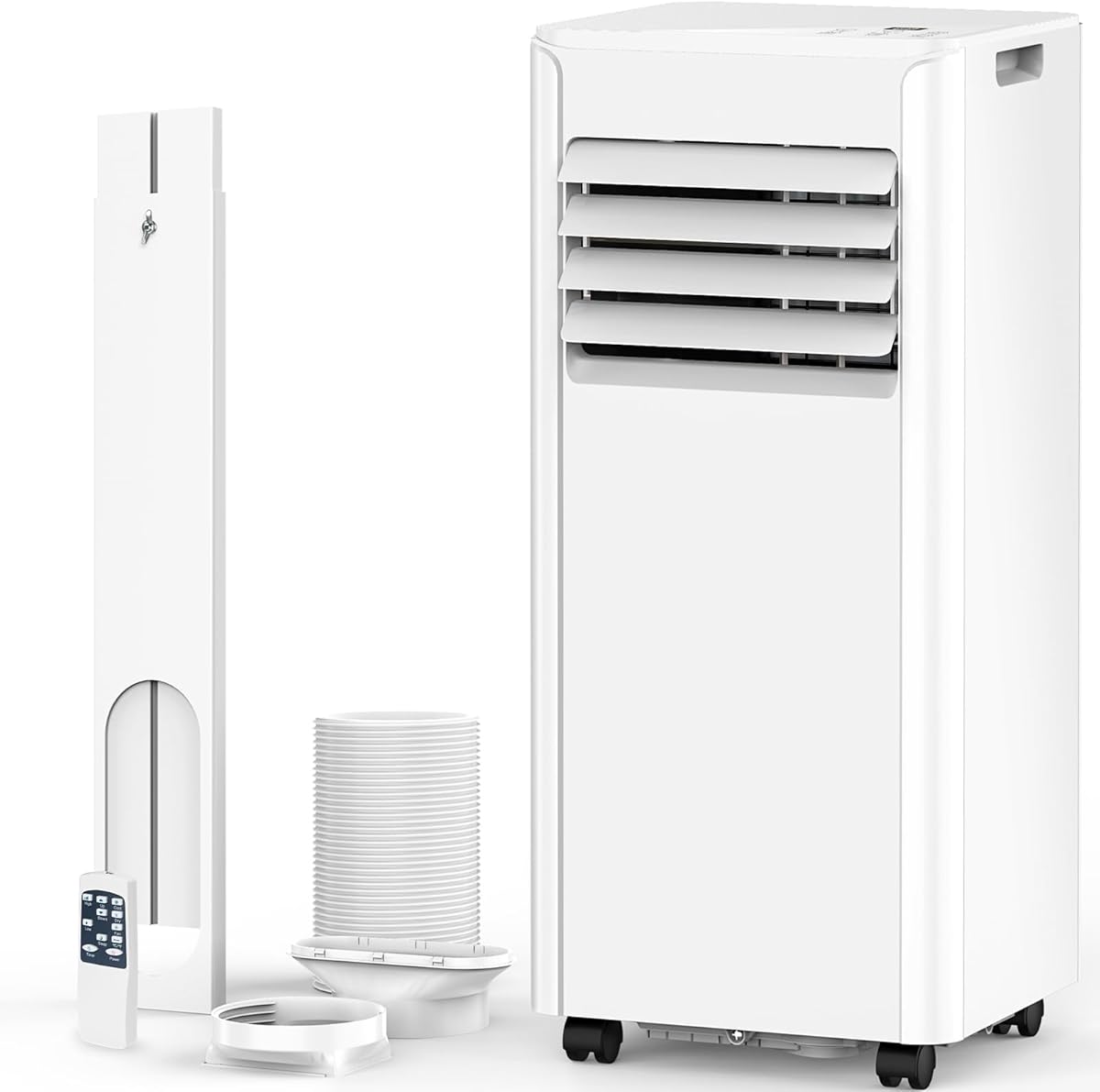 Electactic Portable Air Conditioners 8000 BTUs, Portable AC unit Cools Up to 350 sq.ft,3-in-1 Free Standing Cooling AC Unit with Fan & Dehumidifier, Portable AC with Remote Control,24H Timer : Everything Else