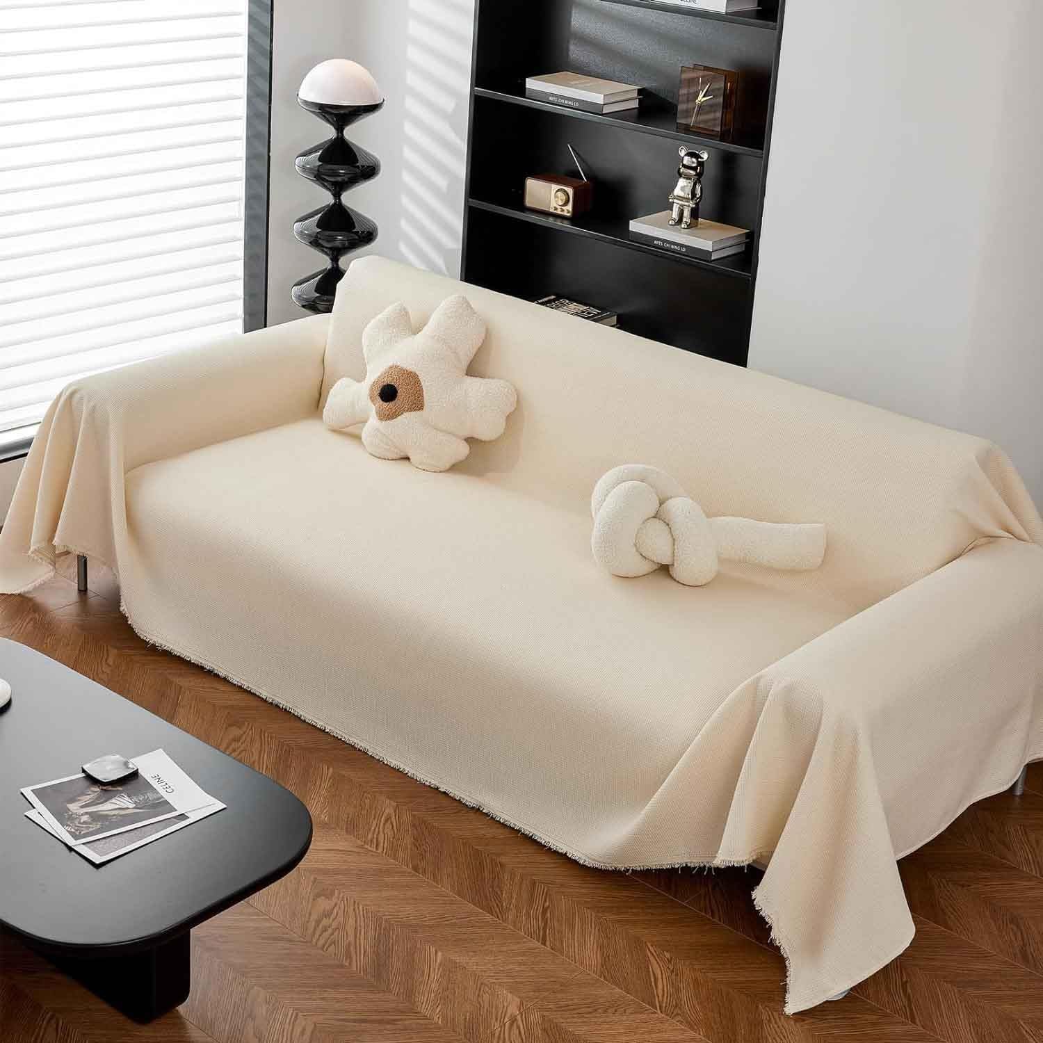 Housse de canapé d'angle pour des après-midis cocooning