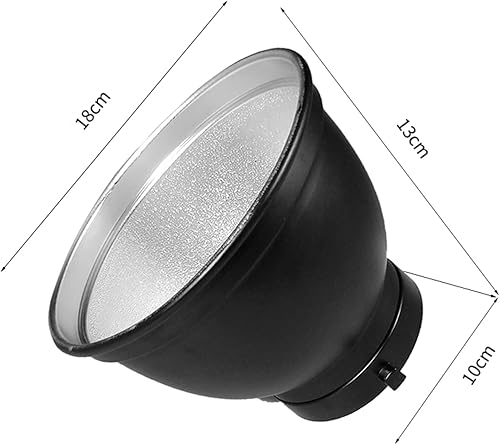 Miniatura 7 de Soonpho Reflector estándar de belleza difusor de plato de belleza pantalla de 7 " 18 cm fotografía con rejilla de panal de abeja de 102030405060