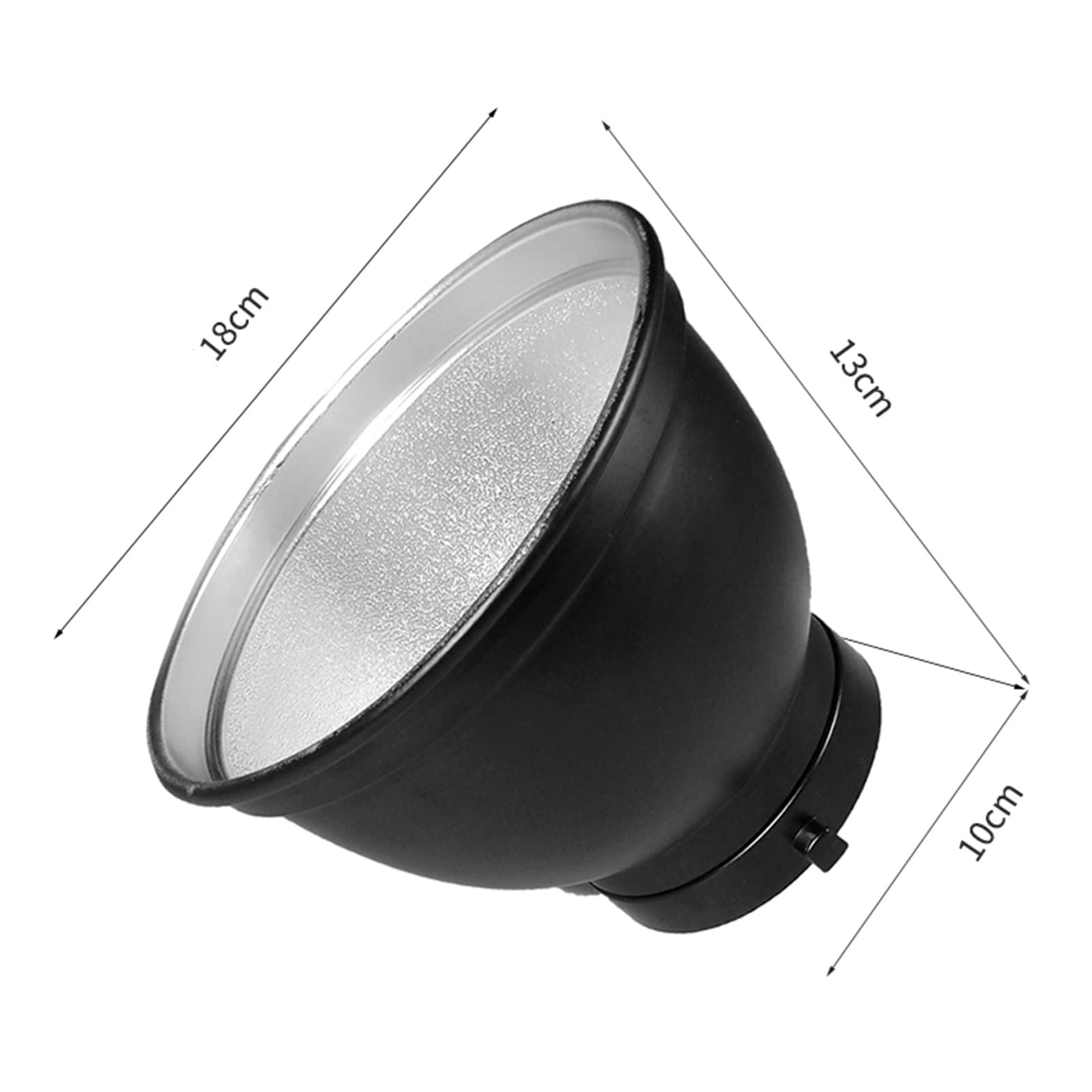 SOONPHO - Diffusore standard per lampada da 18 cm, con griglia a nido d'ape da 10/20/30/40/50/60 gradi, in 6 colori, morbido panno per Bowens Mount Studio Strobe Flash Light Speedlite