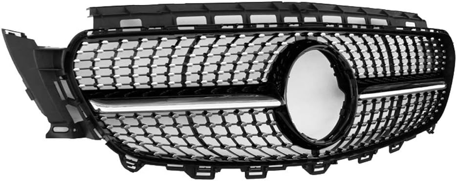 Fits For Mercedes W213 W238 A238 grille gloss black Sports With camera E-Class E180 E200 E250 Front Bumper grills without sign 2016-2018