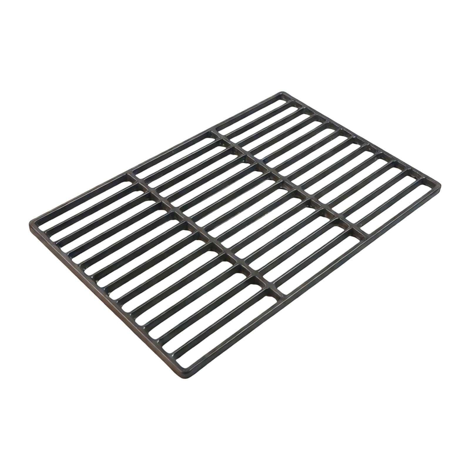 Parrilla para Horno de Hierro Fundido Rejilla de Asado Malla de Barbacoa y Rejilla Enfriadora Fácil de Transportar y Usar Adecuada para Picnic Cocina, 41 Cm X 27 Cm