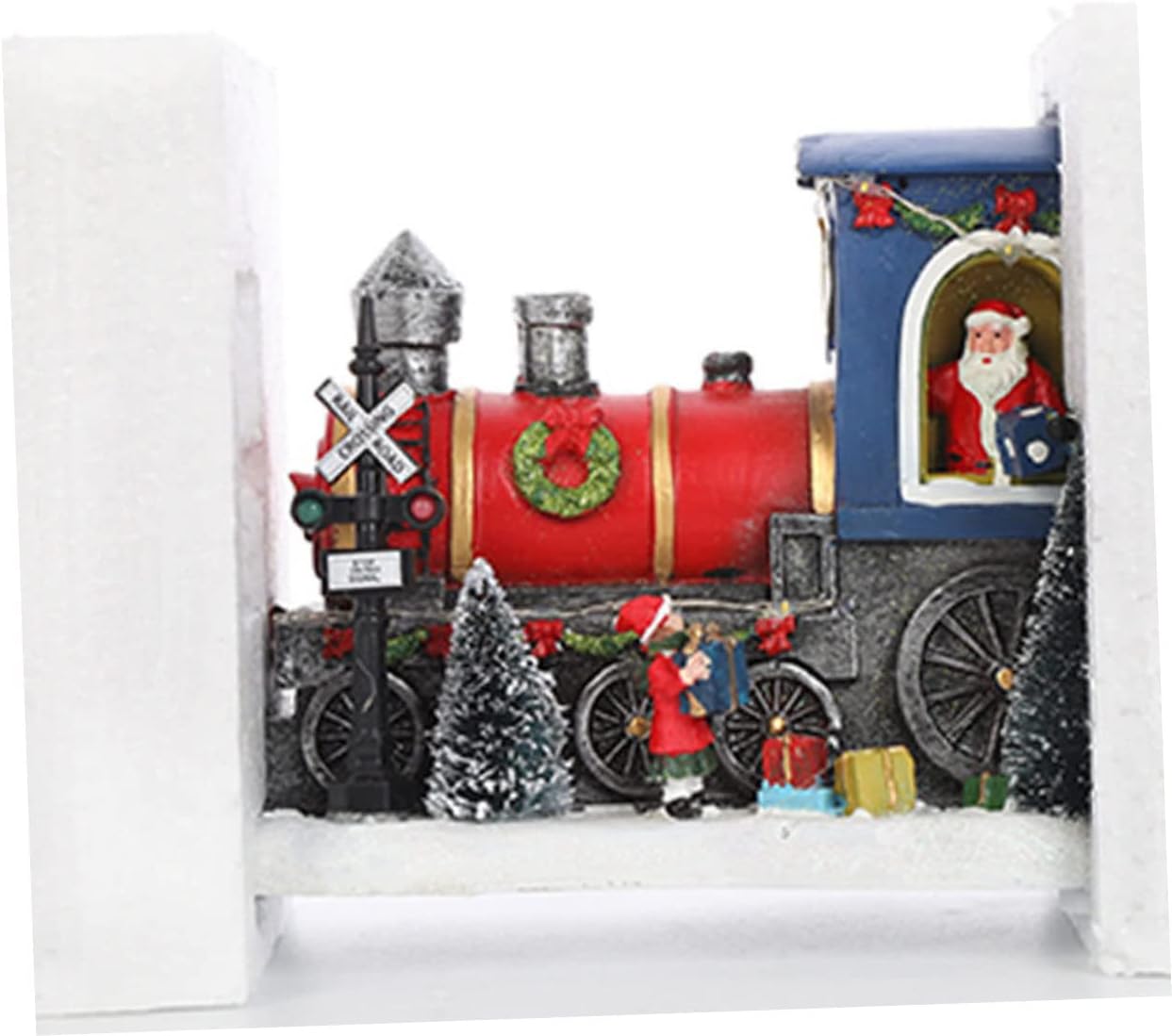 Unomor 1pc Christmas Led Light Train Decoration Creative Home Ornament for Festive Decor Unique Lights for Desktop Display and Photo Props