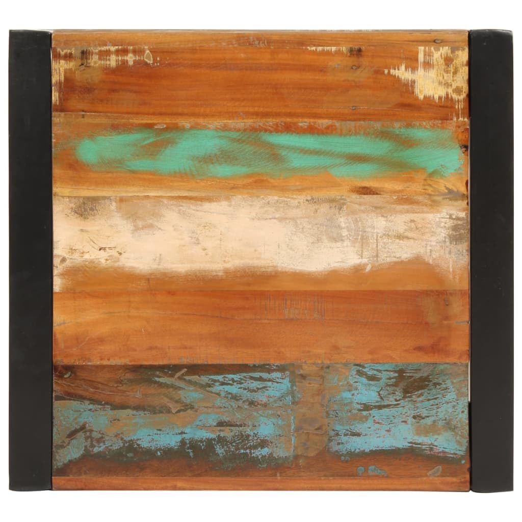 Stół barowy z litego drewna 60 x 55 x 110 cm z wytrzymałą metalową ramą do jadalni, kuchni, salonu, gastronomii i bistro, wysuwany i rozszerzony dla rodzin i gości