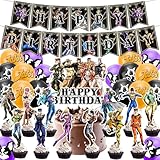 ジョジョの奇妙な冒険　誕生日　飾り付け　パーティー　セット　JOJO　アニメ　漫画　人気　子供　可愛い　面白い　男の子　女の子　ブラック　happy birthday　ガーランド　バナー　バルーン　風船　ケーキトッパー　32枚セット