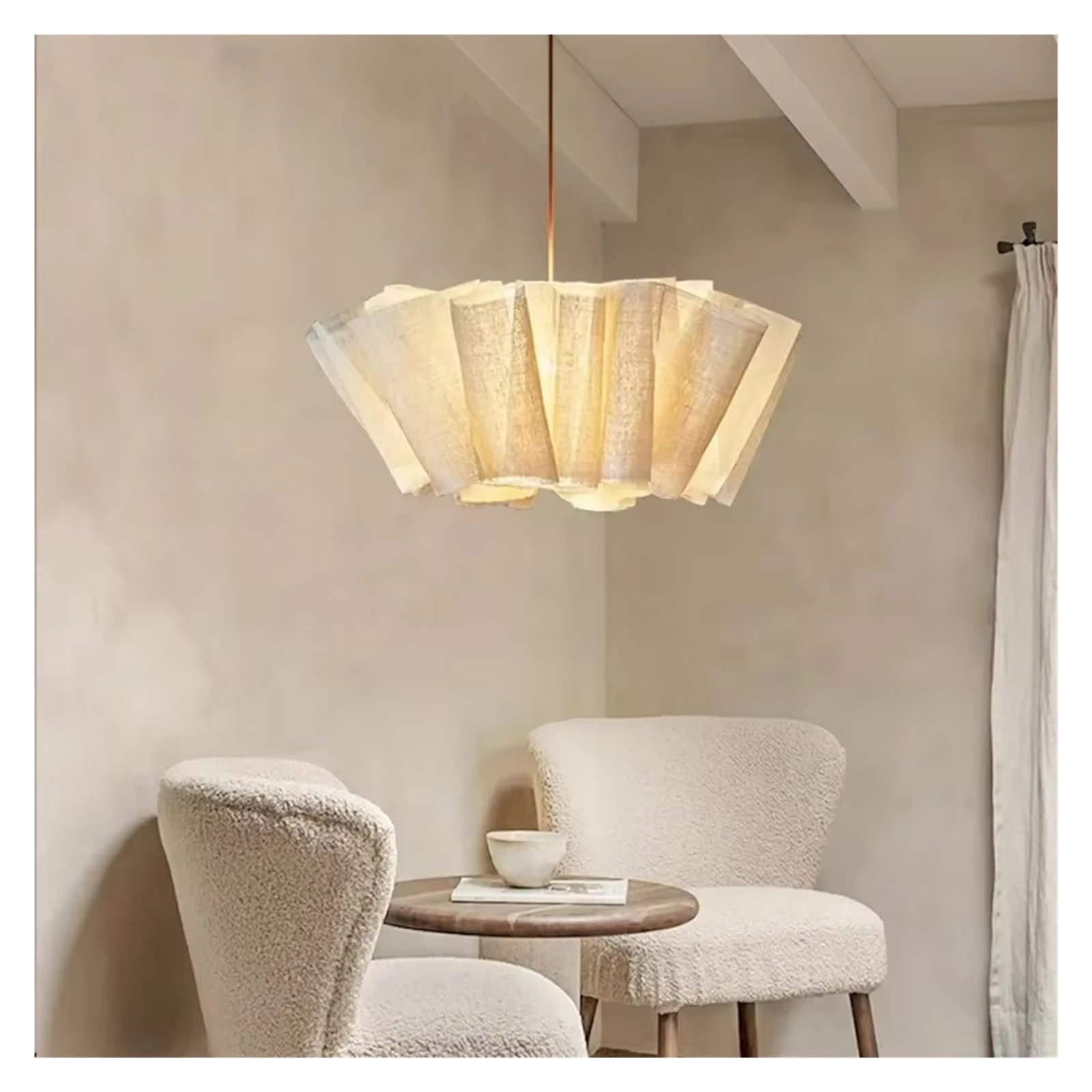 Lampadario a LED in Tessuto Nordico per Ristorante, Loft, Camera da Letto, Comodino, luci a Sospensione, Spazio