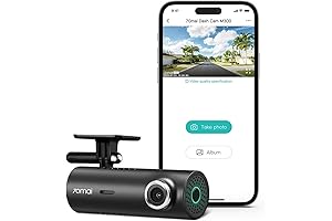 70mai Dash Camera: 1296P QHD Clarity for Safe Driving