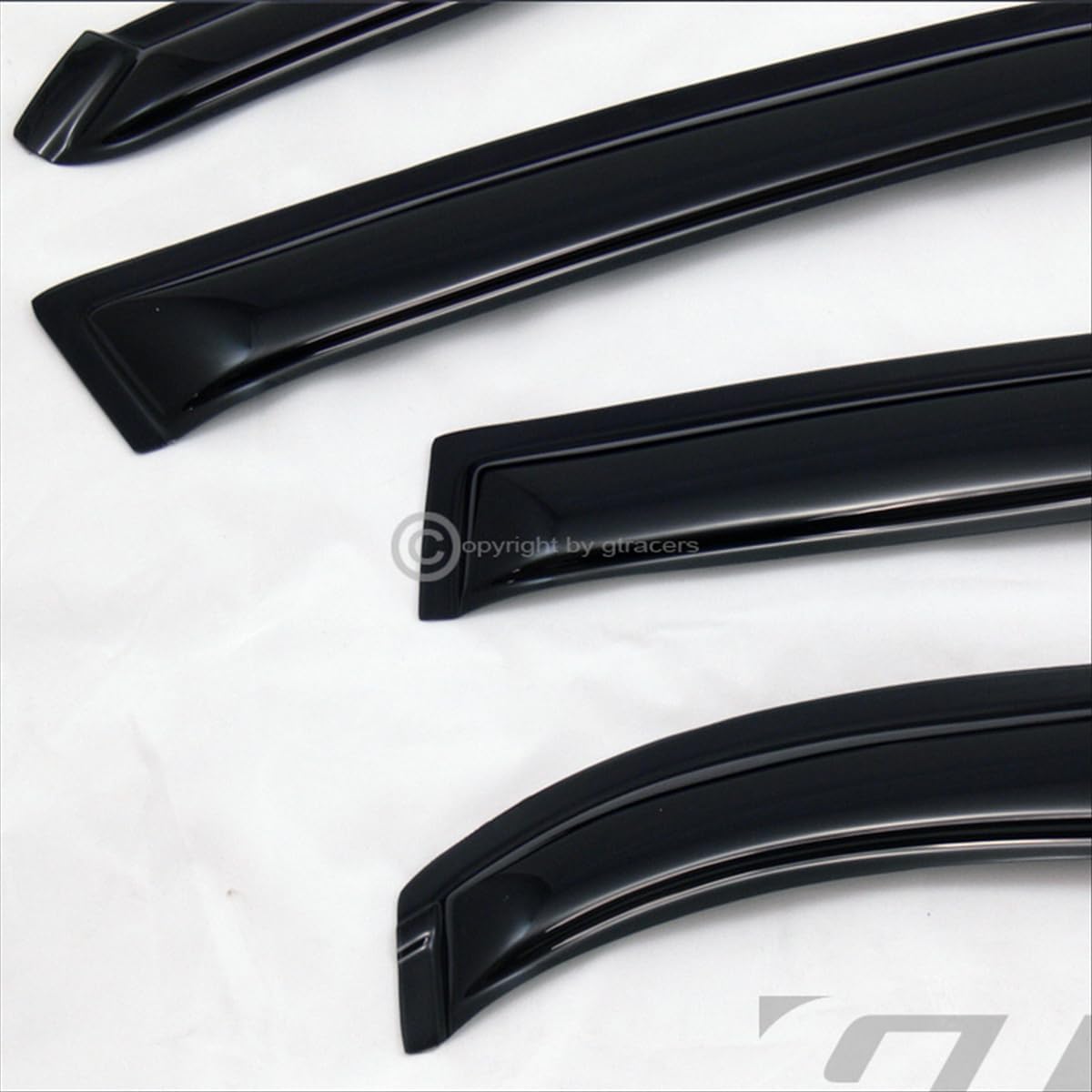 Sun/RAIN Guard Deflector Window Visor 4PC Compatible with 98-02 Toyota Corolla/Chevy PRIZM