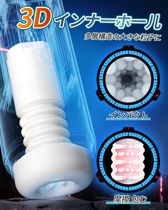電動オナホ オナホール「快楽の乱舞!」人気 おなほーる 電動オナホール【6種ピストン+9種爆振+42℃加温機能+乾燥スタンド付&ライト表示+3秒で磁気分解・洗浄】あだるとグッズ 男性 繰り返し使え 非貫通 アダルトおもちゃ - 画像5