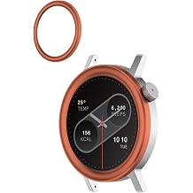 Metal Bezel Replacement Ring for CMF Watch Pro 2 Smartwatch, Aluminum Alloy Bezel Protector Case, Anti-Scratch & Shock-Resistant Frame, Easy Install, Orange