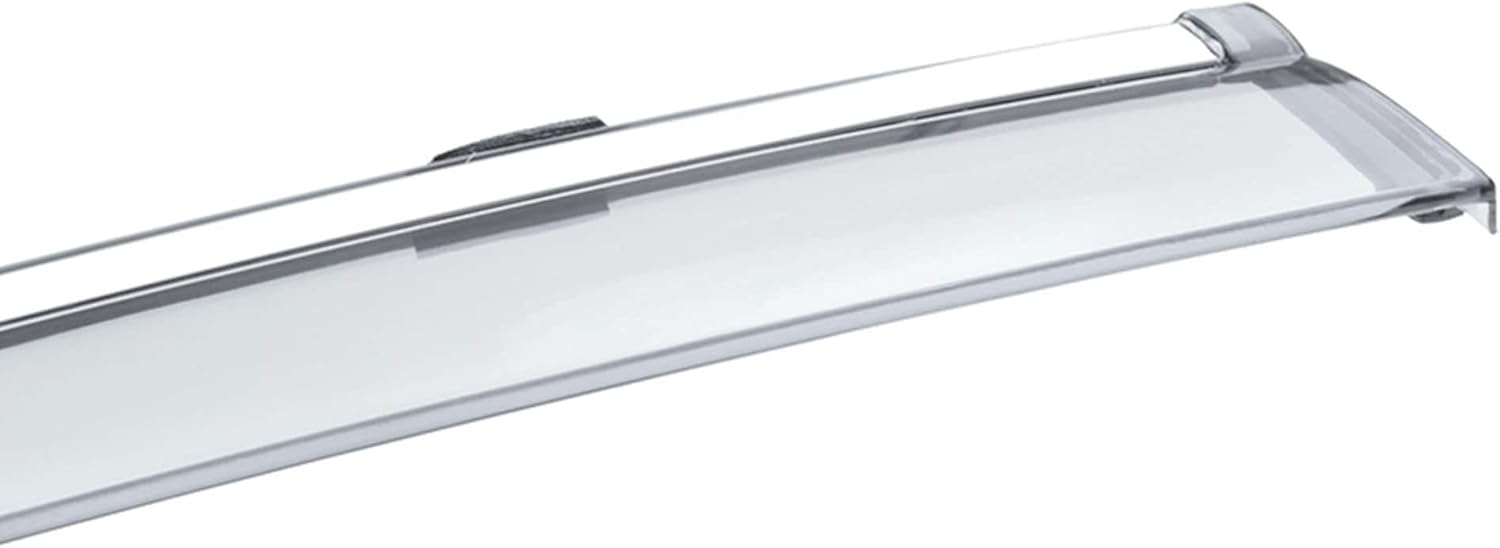 WellVisors Window Visors Wind Deflectors Compatible with Mazda 3 Sedan 2019-2026 with Chrome Trim Rain Guards 3-847MZ019