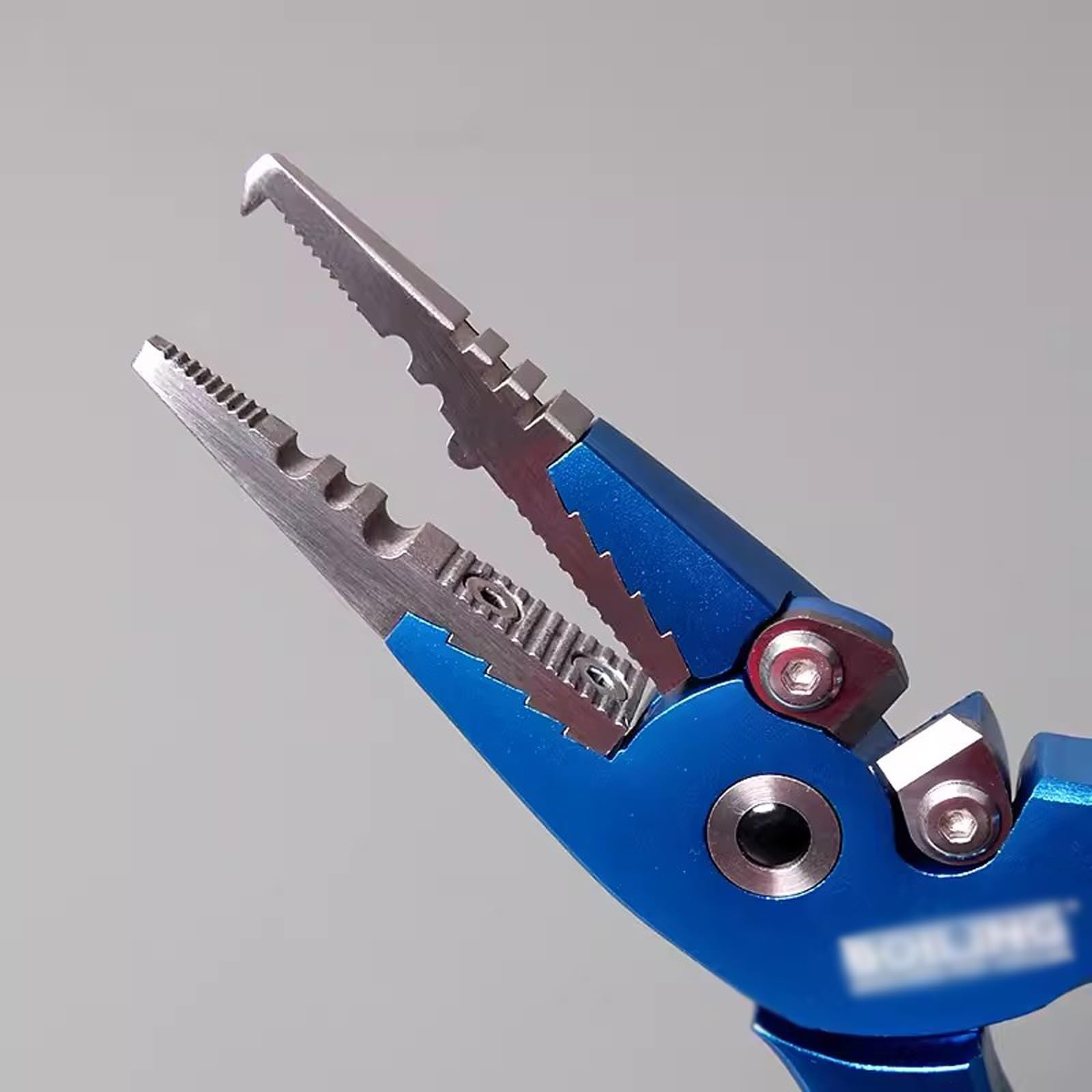Pinze da Pesca Pinze da Pesca, pinze da Pesca in Acqua salata con Anello Diviso, rimozione ami da Pesca, pinze da Pesca a Mosca, Regali for Attrezzatura da Pesca for Uomo Ganasce Multifunzione
