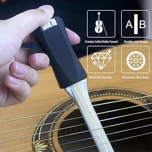 Miniatura 3 de Arco de guitarra - Hace que tu guitarra sea un violoncheloviolín - Herramientas divertidas y creativas para instrumentos de cuerda de acero