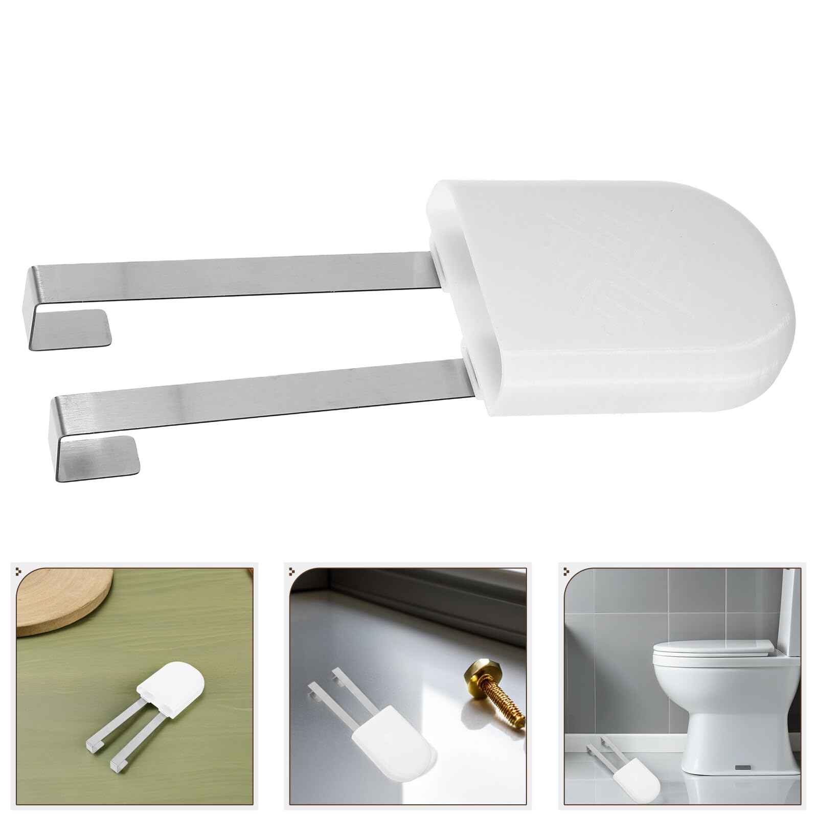Hängender Wc Tabletthalter Packung Abs für Spülkasten, Weiß