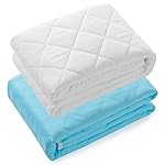 KANECH Washable Waterproof Incontinence Bed Pads - 34x52(2Pack) - Heavy Absorbency Reusable Underpads for Adults, Elderly and Kids - Slip Resistant Mattress Protector