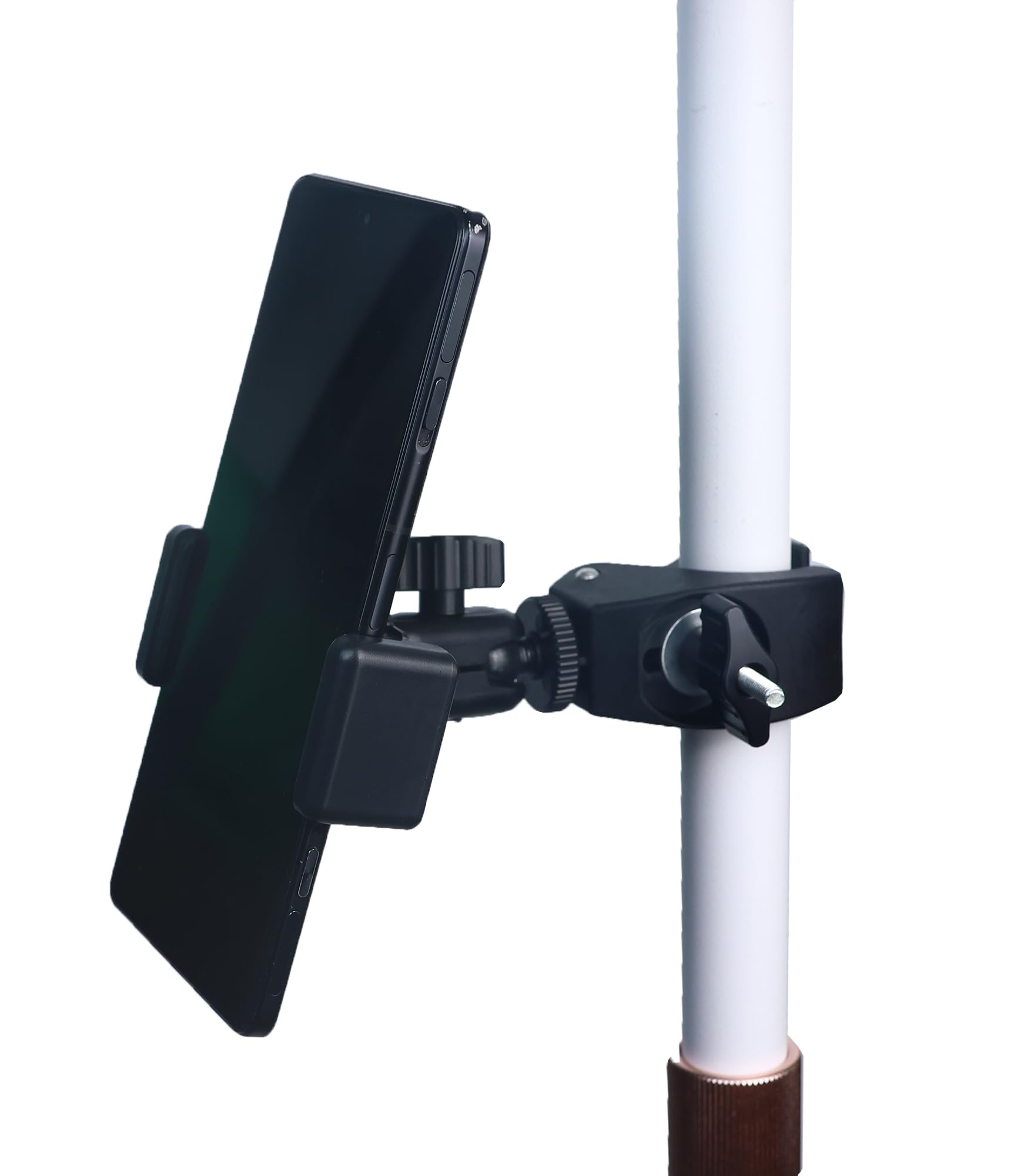 Soporte de teléfono con Abrazadera para Carrito de Golf, Soporte Universal para Bicicleta, Silla de Ruedas, Soporte de micrófono para Cochecito, Soporte para teléfono
