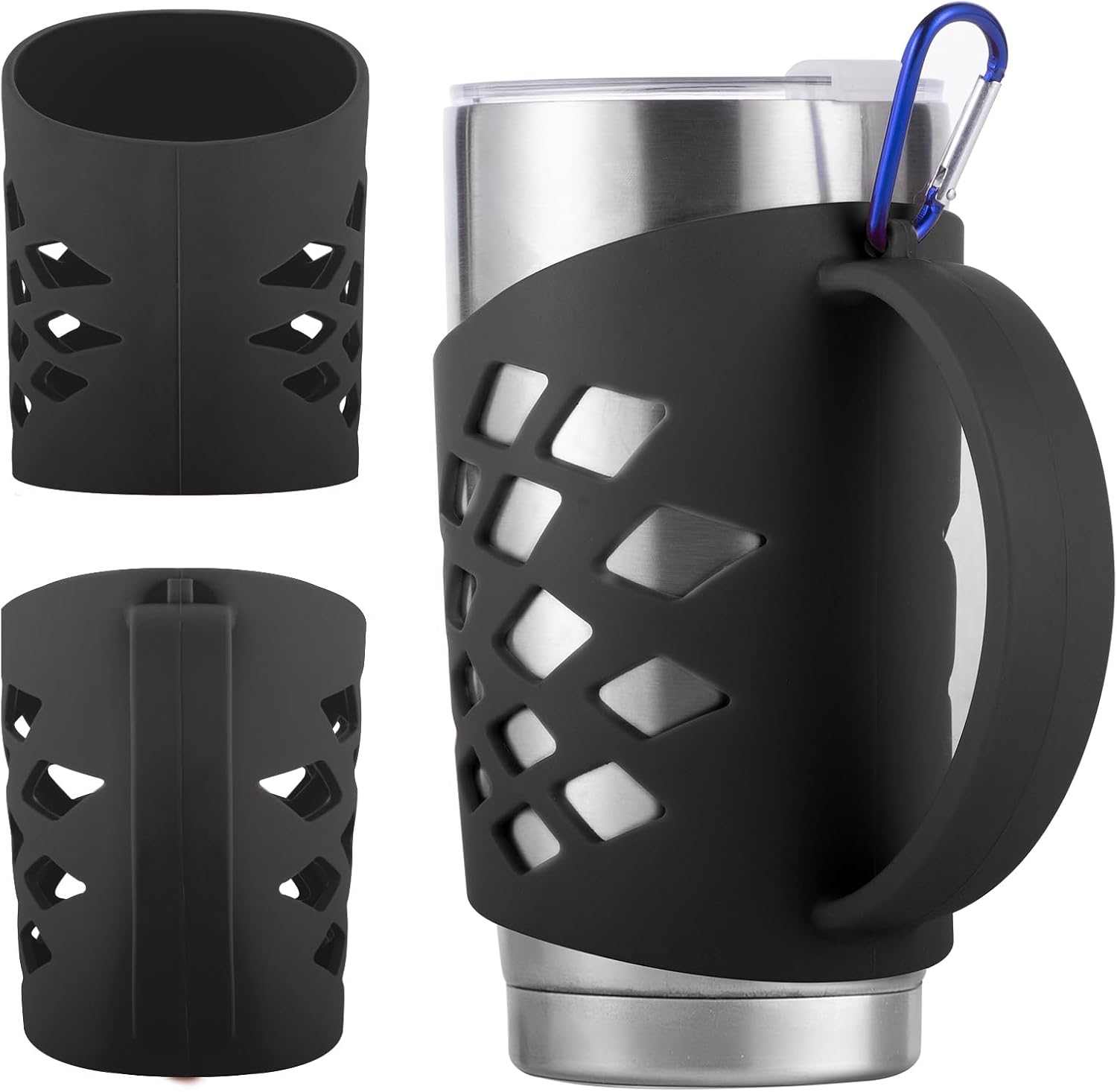 Handle for YETI 20 oz Tumbler, Silicone Sleeve w/‌ Handle for 20 oz Tumbler